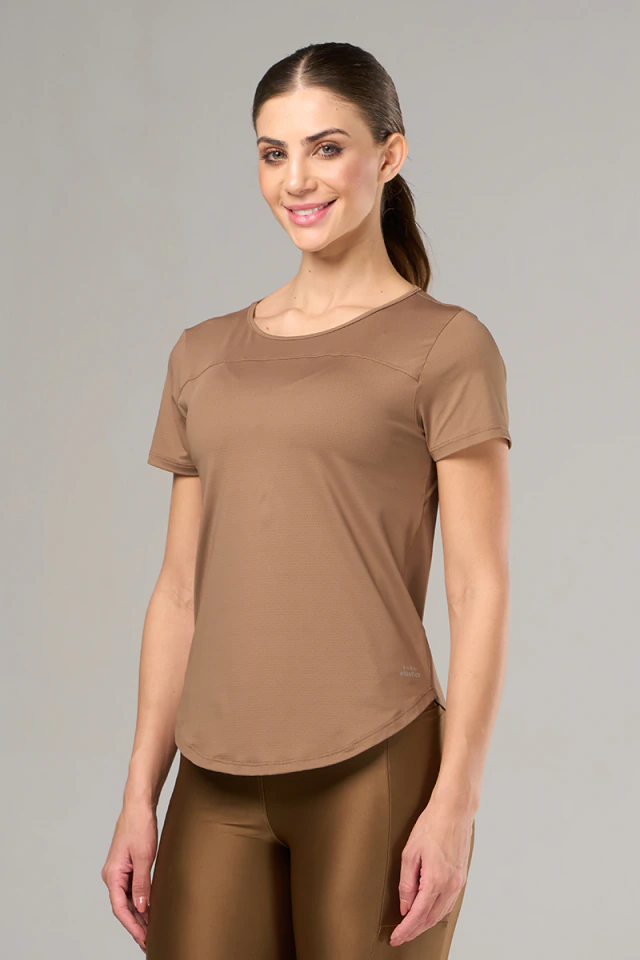 Camiseta Run Compression - Mascavo Light — foto da loja oficial