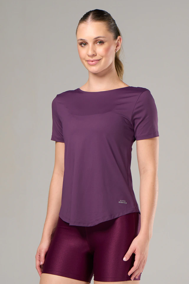 Camiseta Run Style - Roxo Escuro — foto da loja oficial