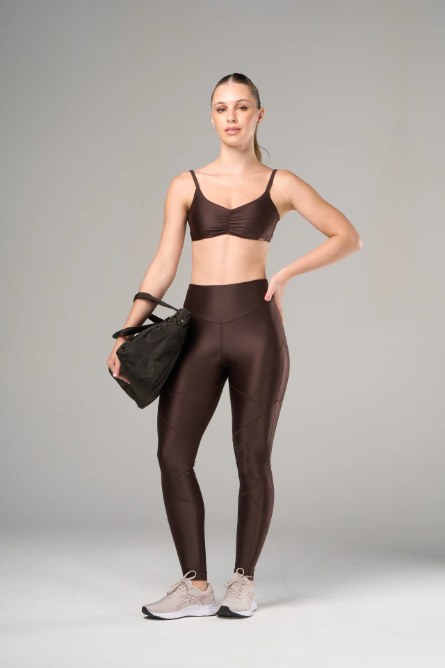 Legging Cristal - Marrom Escuro — foto da loja oficial